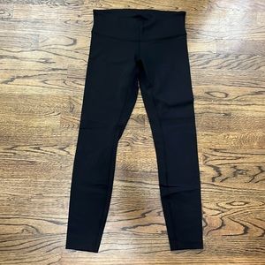 Black lululemon leggings. Size 6